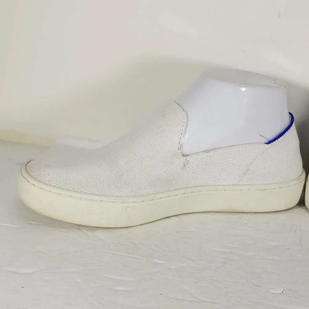 ROTHY'S Women's The Original Slip On US6 Knit White Flat Comfort Sneaker Shoes